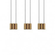 Lucande - Cesur 9 Taklampa Brass Lucande