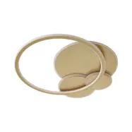 Lucande - Circulo LED-taklampa Ø 60 cm guld dimbar