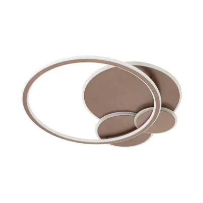 Lucande - Circulo LED-taklampa CCT dimbar brun