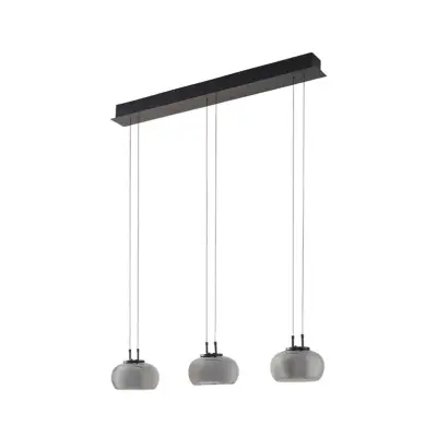 Lucande - Dain 3 LED Taklampa Røyk Grå