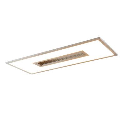 Lucande - Durun Long Plafond White/Silver