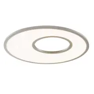 Lucande - Durun Plafond Ø60 White/Silver