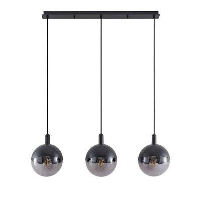 Lucande - Dustian 3 Taklampa Black