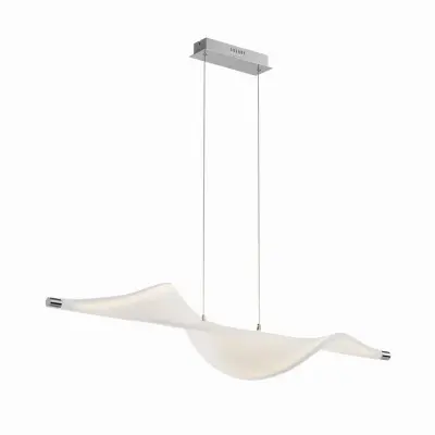 Lucande - Edano Taklampa White/Chrome