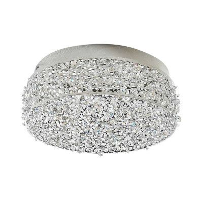 Lucande - Felias Plafond Chrome/Clear