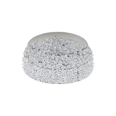 Lucande - Felias Plafond Chrome/Clear