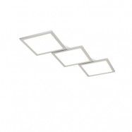 Lucande - Ilira 3 Plafond White/Silver Lucande