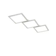 Lucande - Ilira 3 Plafond White/Silver