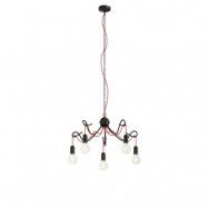 Lucande - Jorna 5 Taklampa Black/Red