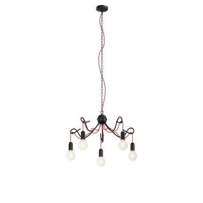 Lucande - Jorna 5 Taklampa Black/Red