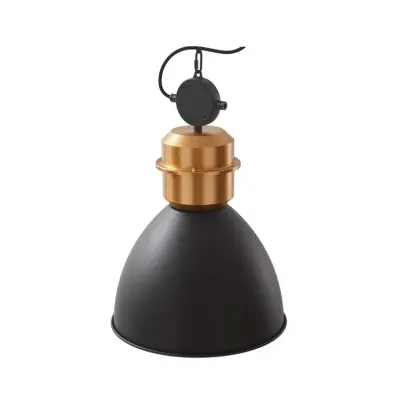 Lucande - Kaeloria Taklampa Svart/Mässing