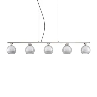 Lucande - Kaiya 5 Taklampa Nickel