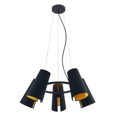 Lucande - Kemoni Taklampa Black/Gold