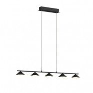 Lucande - Kianos LED 5 Taklampa Black