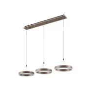 Lucande - Kolo 3 LED Taklampa Iced Coffee