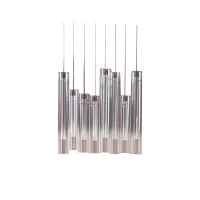 Lucande - Korvitha 8 LED Taklampa Røyk/Silver