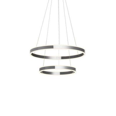 Lucande - Lyani 2 Taklampa Ø60 Chrome/White