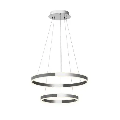 Lucande - Lyani 2 Taklampa Ø60 Chrome/White