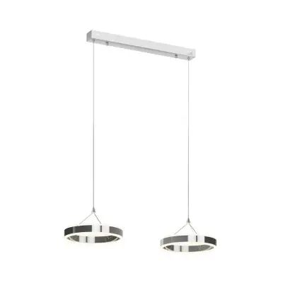 Lucande - Lyani Taklampa L85 Chrome/White