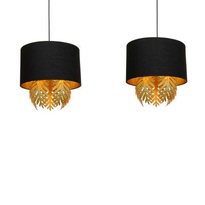Lucande - Malviras 2 Taklampa Black/Gold