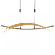 Lucande - Marija Taklampa L90 Gold/Silver