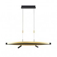 Lucande - Matwei LED Oval Taklampa Brass Lucande