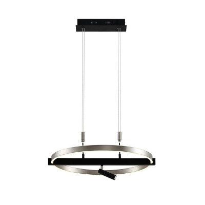 Lucande - Matwei LED Ring Taklampa Nickel