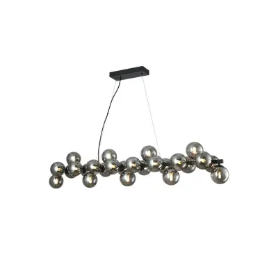 Lucande - Naelen Taklampa Svart/Røyk