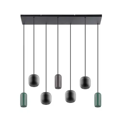 Lucande - Narion 7 Taklampa Svart