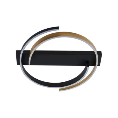 Lucande - Natsuma LED Plafond Svart/Guld