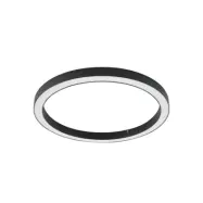 Lucande - Neor LED-taklampa, CCT, svart, Ø 60 cm, dimbar