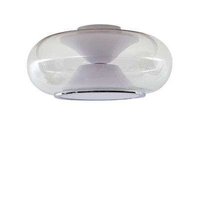 Lucande - Orasa LED Plafond Vit/Klar