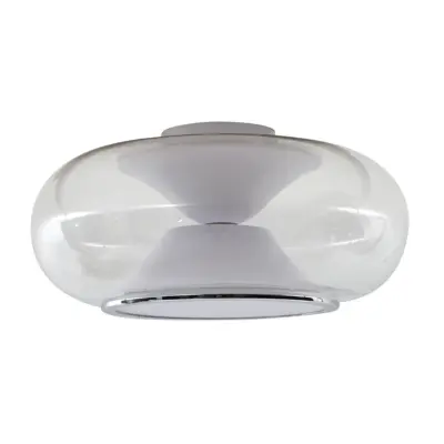 Lucande - Orasa LED Plafond Vit/Klar