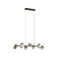 Lucande - Pallo 7 LED Taklampa Svart/Guld