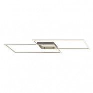 Lucande - Quadra Plafond Dim. L Steel/White