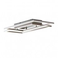 Lucande - Quadra Plafond Dim. S Steel/White