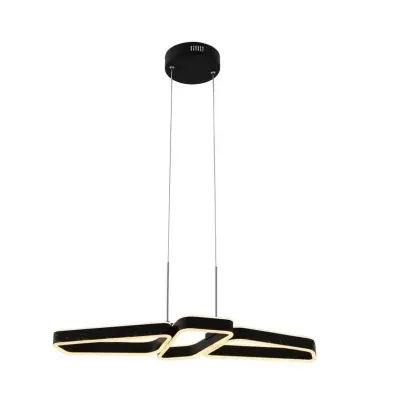 Lucande - Quinn 3 Taklampa Black/Gold