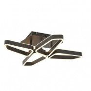 Lucande - Quinn 4 Plafond Black/Gold