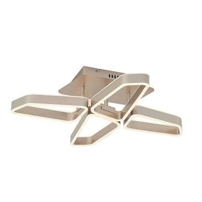 Lucande - Quinn 4 Plafond Nickel