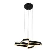 Lucande - Quinn 4 Taklampa Black/Gold