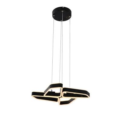 Lucande - Quinn 4 Taklampa Black/Gold