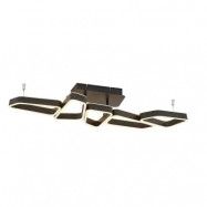 Lucande - Quinn 5 Plafond Black/Gold