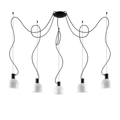 Lucande - Serina 5 Taklampa Black/Opal Lucande