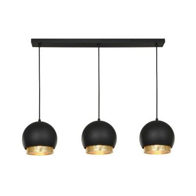 Lucande - Sivaniel 3 Taklampa Black/Gold