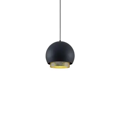 Lucande - Sivaniel Taklampa Ø30 Black/Gold
