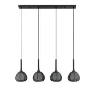 Lucande - Tetira 4 Long Taklampa Black