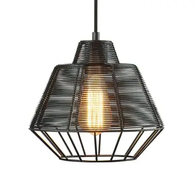 Lucande - Tinko Taklampa Ø25 Black