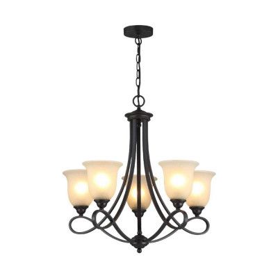 Lucande - Trisha 5 Taklampa Dark Brown