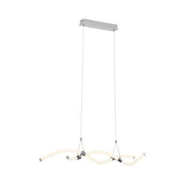 Lucande - Weva LED Taklampa w/Switch Dim. Chrome