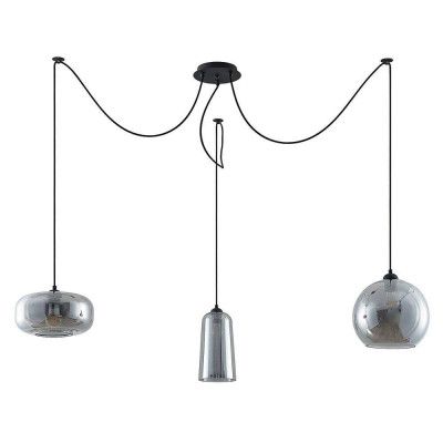 Lucande - Zyli 3 Taklampa Smoke